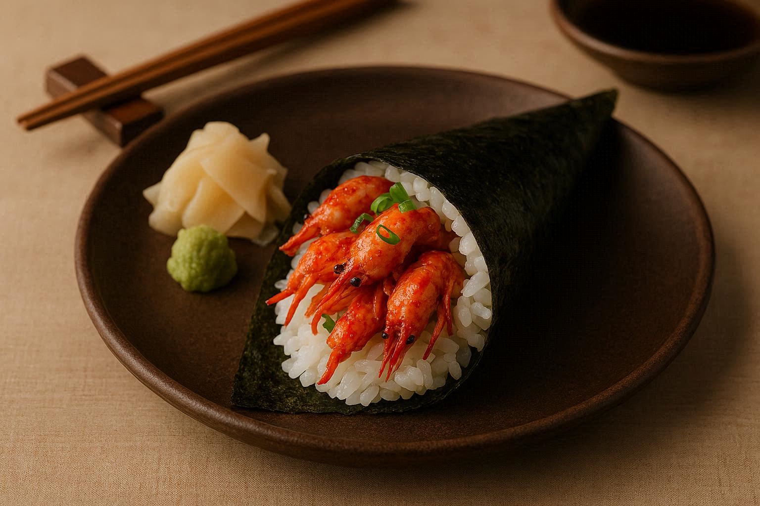 Temaki de lagostim